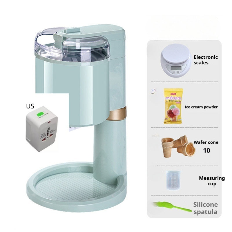 Automatic Mini Ice Cream Maker Machine for Home & Kitchen – Compact Desktop Frozen Dessert Maker