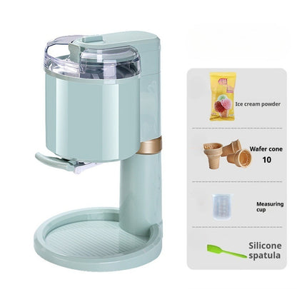 Automatic Mini Ice Cream Maker Machine for Home & Kitchen – Compact Desktop Frozen Dessert Maker