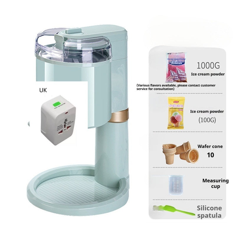 Automatic Mini Ice Cream Maker Machine for Home & Kitchen – Compact Desktop Frozen Dessert Maker