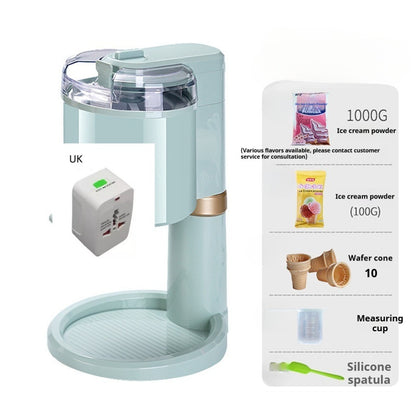 Automatic Mini Ice Cream Maker Machine for Home & Kitchen – Compact Desktop Frozen Dessert Maker