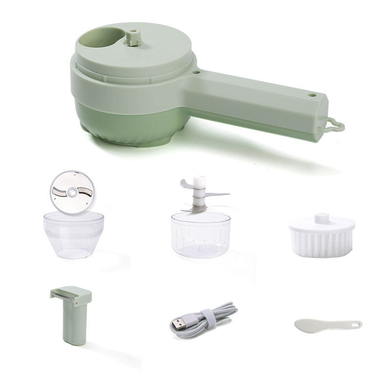 Wireless Handheld Electric Vegetable Cutter – Portable Mini Food Chopper for Kitchen & Home Use