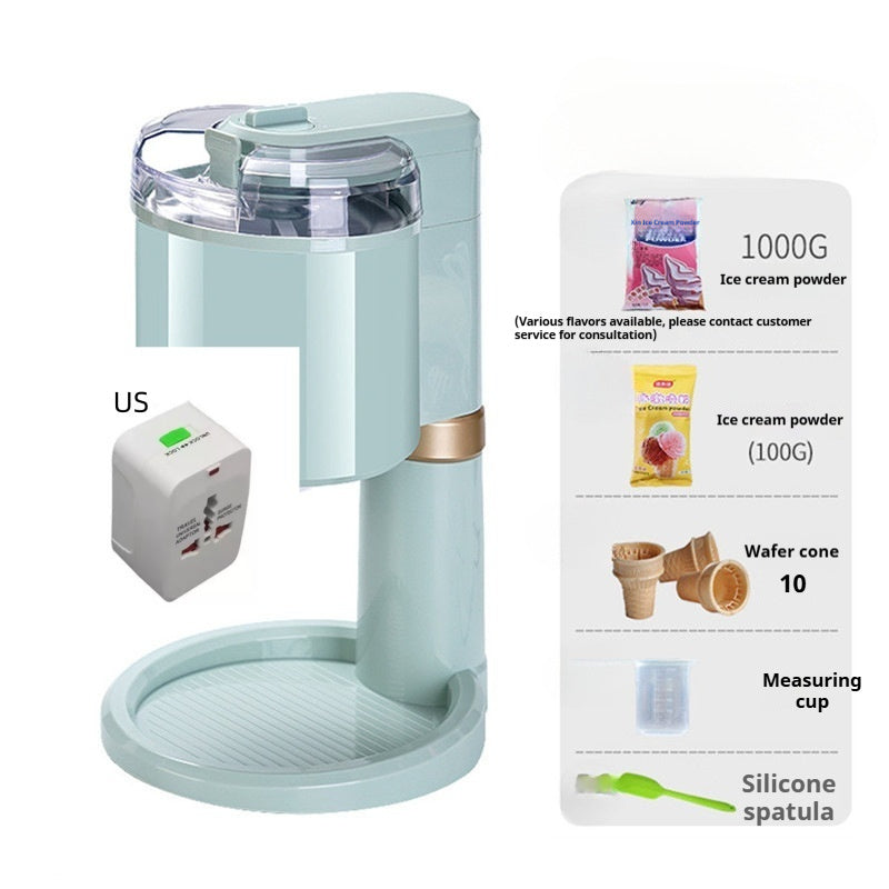 Automatic Mini Ice Cream Maker Machine for Home & Kitchen – Compact Desktop Frozen Dessert Maker