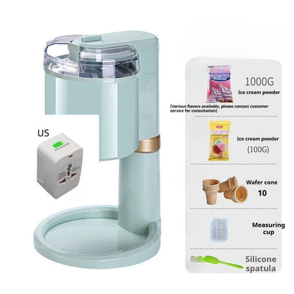 Automatic Mini Ice Cream Maker Machine for Home & Kitchen – Compact Desktop Frozen Dessert Maker