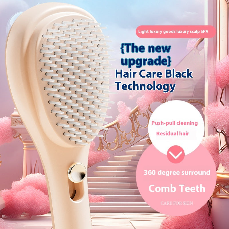 Telescopic Hair Dye Comb – Anti-Static Scalp Cleaning & Hair Coloring Comb for Home Use