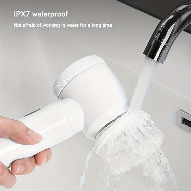 Electric Spin Cleaning Brush USB Rechargeable | Cordless Handheld Power Scrubber for Kitchen & Bathroom | Automatic Rotary Cleaning Brush