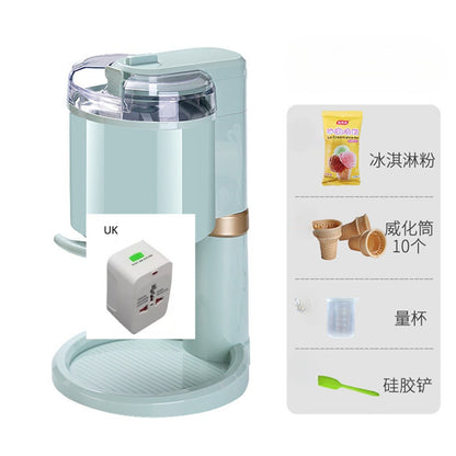 Automatic Mini Ice Cream Maker Machine for Home & Kitchen – Compact Desktop Frozen Dessert Maker