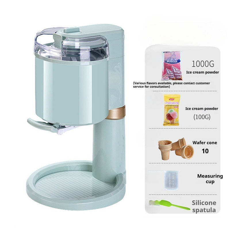 Automatic Mini Ice Cream Maker Machine for Home & Kitchen – Compact Desktop Frozen Dessert Maker