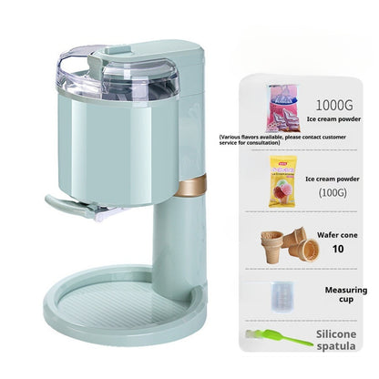 Automatic Mini Ice Cream Maker Machine for Home & Kitchen – Compact Desktop Frozen Dessert Maker