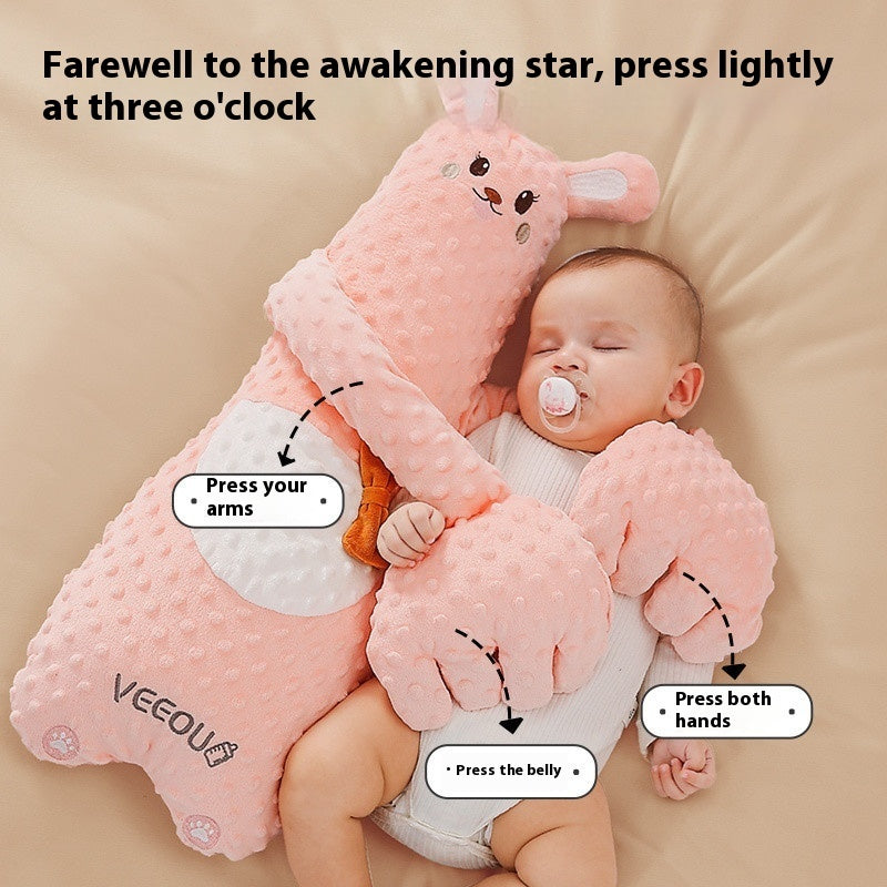 W9Q Wenou Baby Hug Sleep Soothing Pillow Doll – Anti-Startle Plush Sleep Aid for Babies & Toddlers