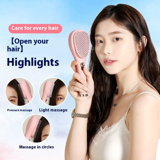 Telescopic Hair Dye Comb – Anti-Static Scalp Cleaning & Hair Coloring Comb for Home Use