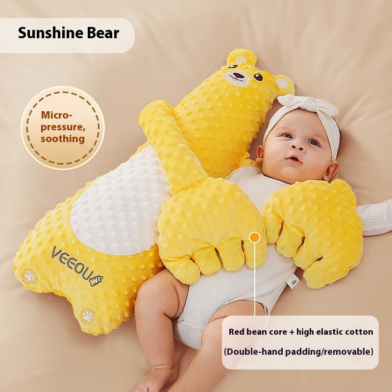 W9Q Wenou Baby Hug Sleep Soothing Pillow Doll – Anti-Startle Plush Sleep Aid for Babies & Toddlers