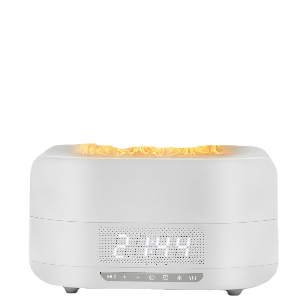 Firelight Bluetooth Speaker & Cool Mist Humidifier – LED Flame Lamp Wireless Aromatherapy Diffuser
