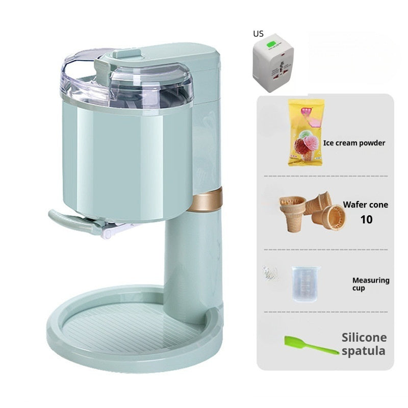 Automatic Mini Ice Cream Maker Machine for Home & Kitchen – Compact Desktop Frozen Dessert Maker