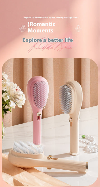Telescopic Hair Dye Comb – Anti-Static Scalp Cleaning & Hair Coloring Comb for Home Use